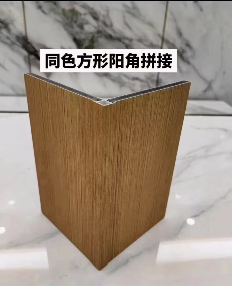 同色方形阳角拼接